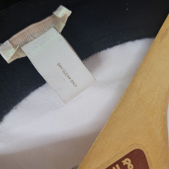 Chico's Size 3 Black Wool Jacket, Metal Closures - Picture 4 of 6